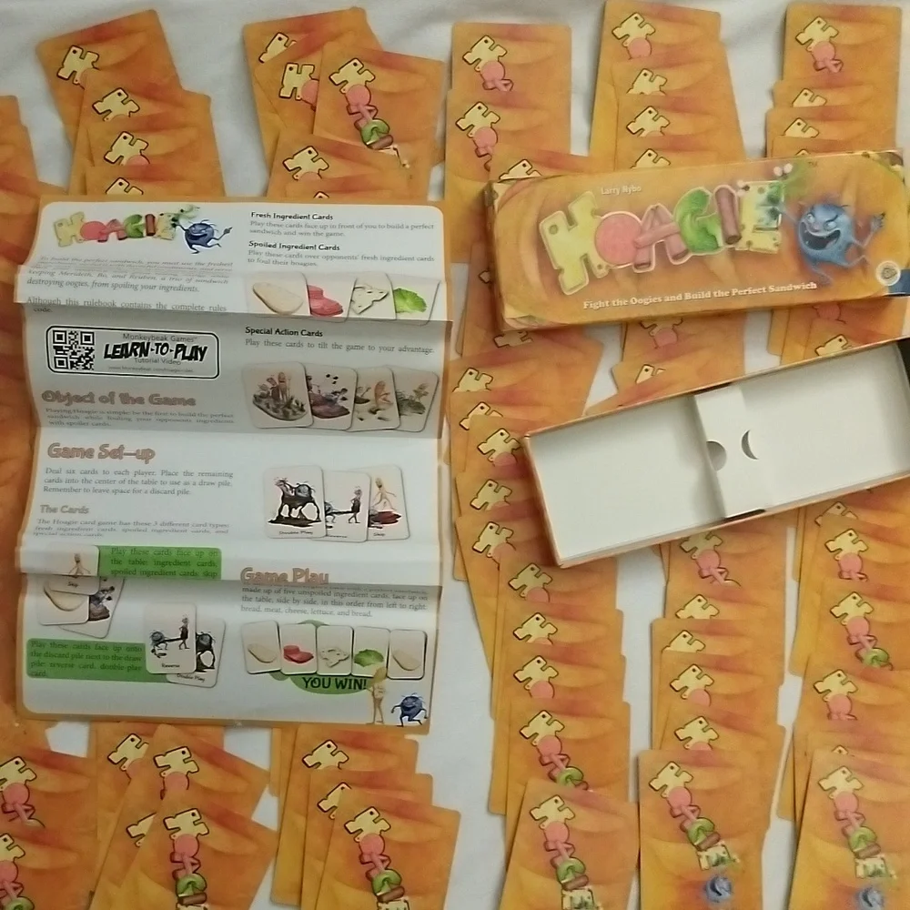 Hoagie A Goofy Kitchen Adventure Build A Sandwich Card Game COMPLETE - Picture 5 of 17
